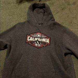 California 1850 Gray Hoodie